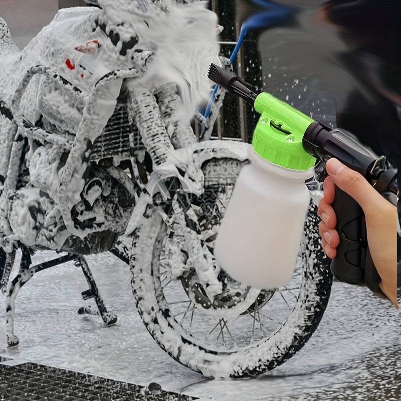 Garden Hose Foam Cannon, Adjustable Than Dial Foam Gun, Motorcycle Car Wash  Soap Spray Foaming Agent Green - Temu United Arab Emirates